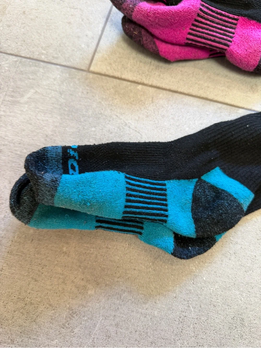 Men's Dickies Crew Work Socks w Colored Accents - 10 Pair!